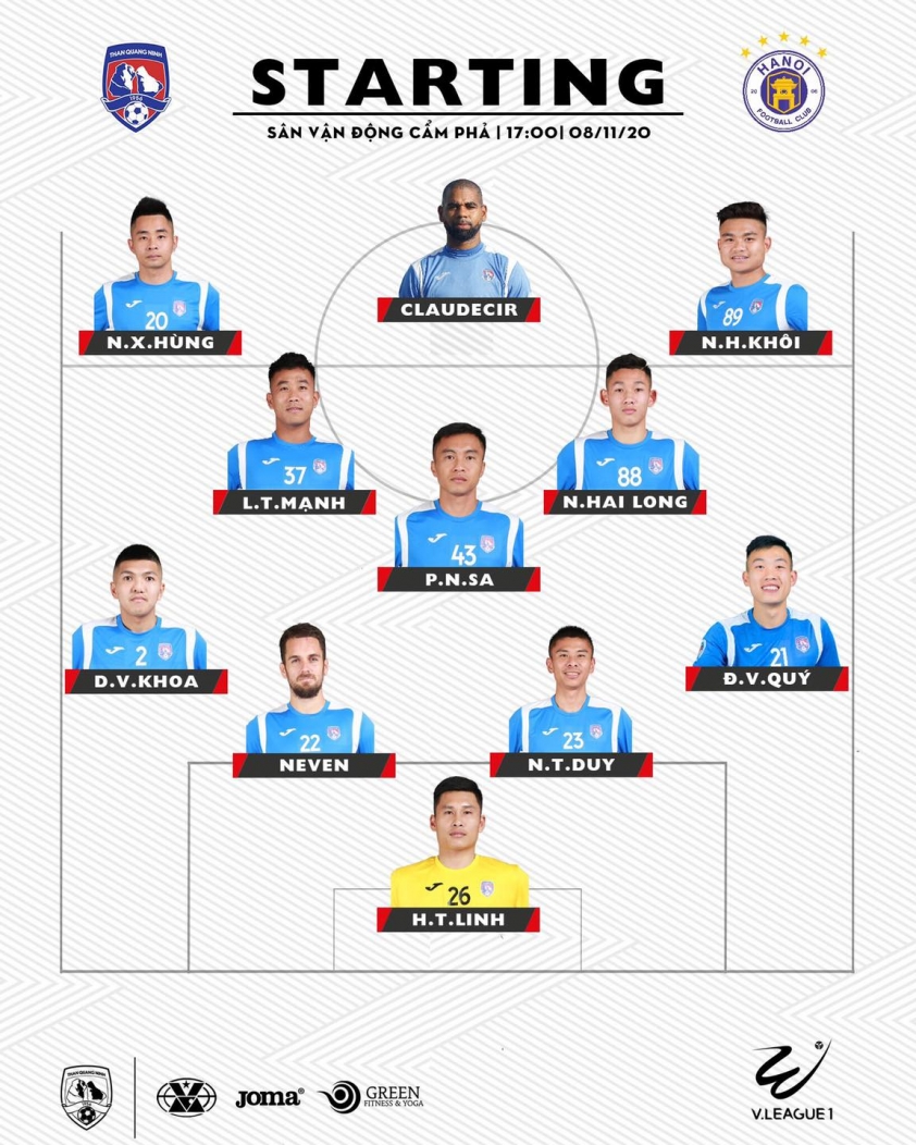 Trực tiếp Than Quảng Ninh vs Hà Nội: Trả món nợ cũ Ảnh 1