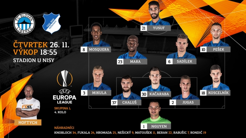 Trực tiếp Slovan Liberec vs Hoffenheim: Filip Nguyen trở lại Ảnh 1