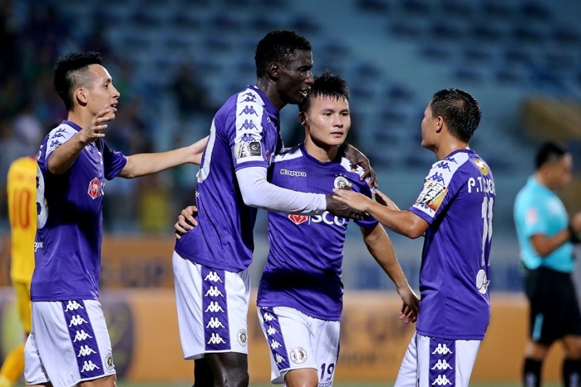 Hà Nội FC hiện tại chỉ kém đội đầu bảng Sài Gòn FC có 4 điểm