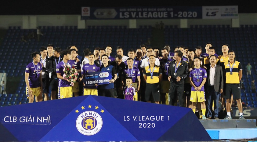 Dù về nhì nhưng Hà Nội vẫn nắm giữ thành tích vô tiền khoáng hậu trong lịch sử V.League