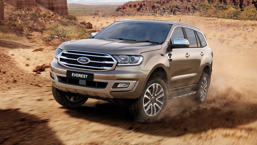 giá xe ford everest lăn bánh