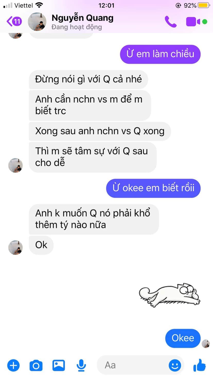 Bạn gái Quang Hải bất ngờ bị tố là kẻ thứ 3, tiết lộ nhiều đoạn tin nhắn gây sốc Ảnh 12
