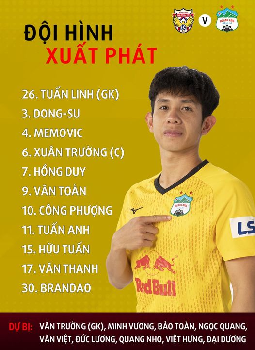 Trực tiếp Hồng Lĩnh Hà Tĩnh vs HAGL: Tiếp đà thăng hoa Ảnh 1