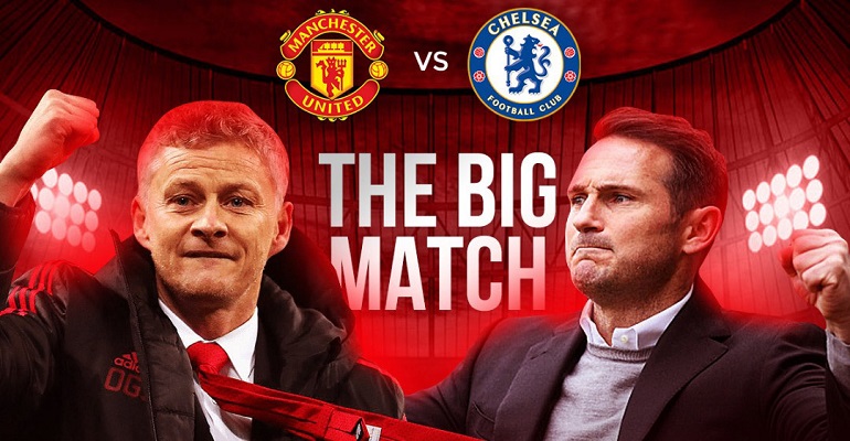Ngoại hạng Anh, Manchester United vs Chelsea, Lampard