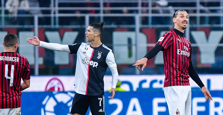 Inter Milan, Ibrahimovic, Ronaldo, AC Milan, Juventus