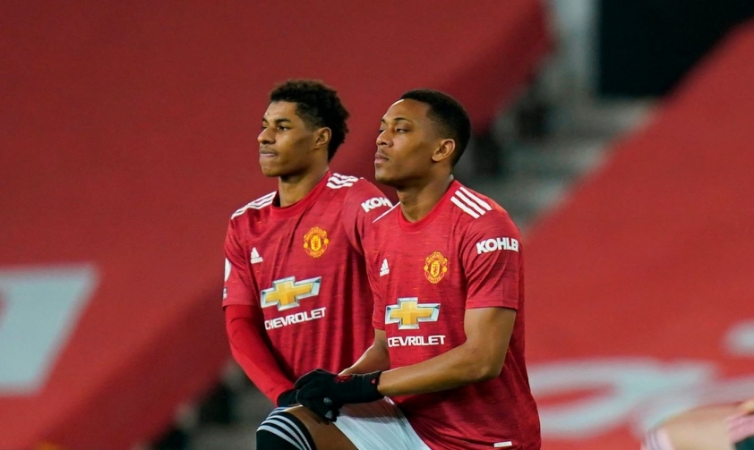 Ngoại hạng Anh, Manchester United, Sheffield Utd, Rashford, Martial, Greenwood