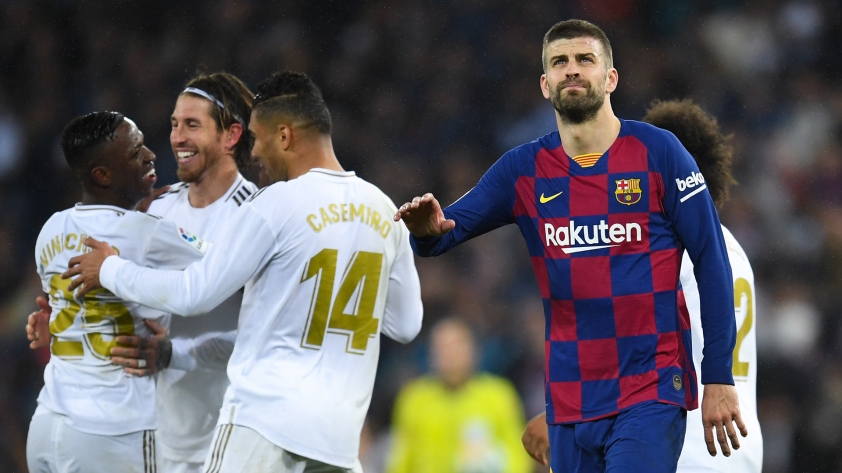 Pique, Barcelona, Real Madrid
