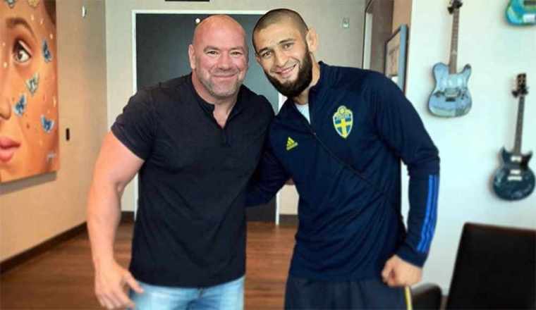 Khamzat Chimaev, Võ sĩ UFC, Dana White