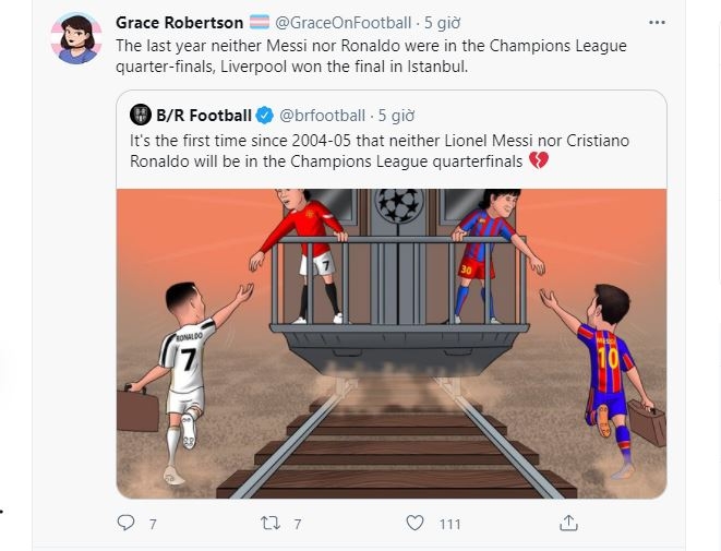 Ronaldo, Messi, Liverpool, Champions League, Cúp C1