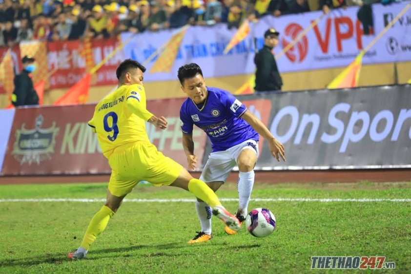 Trực tiếp Nam Định 3-0 Hà Nội: Choáng váng! Ảnh 1