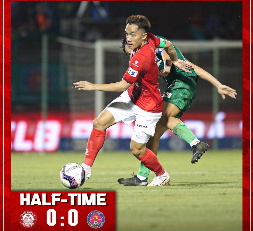 Trực tiếp CLB TP.HCM 0-0 CLB Sài Gòn: Lee Nguyễn bế tắc Ảnh 1