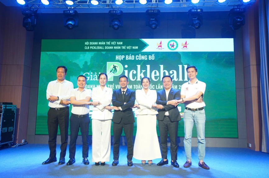Giải Pickleball Doanh nhân Trẻ Việt Nam Toàn quốc lần I 2025 chính thức khởi động 687278