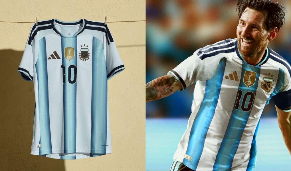 ĐKVĐ Argentina trình làng mẫu áo 'ghi dấu Messi' tại World Cup 2026