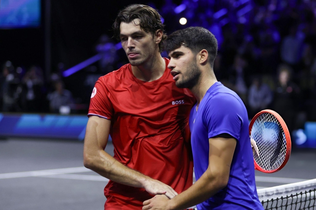 Trực tiếp tennis Carlos Alcaraz vs Taylor Fritz, 9h00 hôm nay 21/9