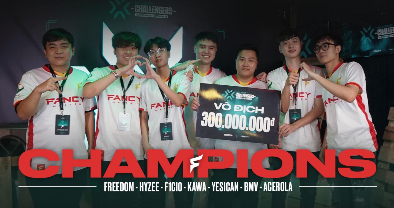 Valorant: Fancy United Esports vô địch giải 2022 VCT Stage 2: Vietnam Challengers