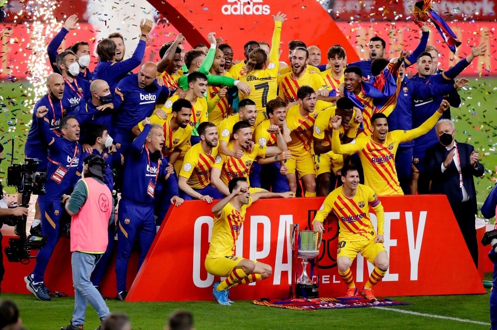 Barca vô địch Cúp Nhà vua Tây Ban Nha