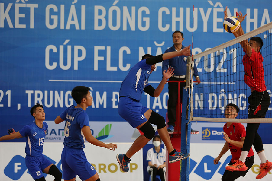 BTL Cảnh sát Cơ động thắng nghẹt thở Quân khu 3 ở VCK bóng chuyền Hạng A