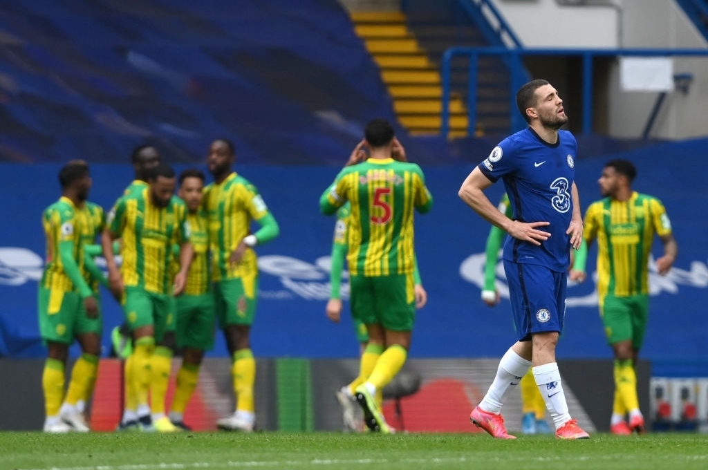 West Brom 'nghiền nát' Chelsea ngay tại Stamford Bridge