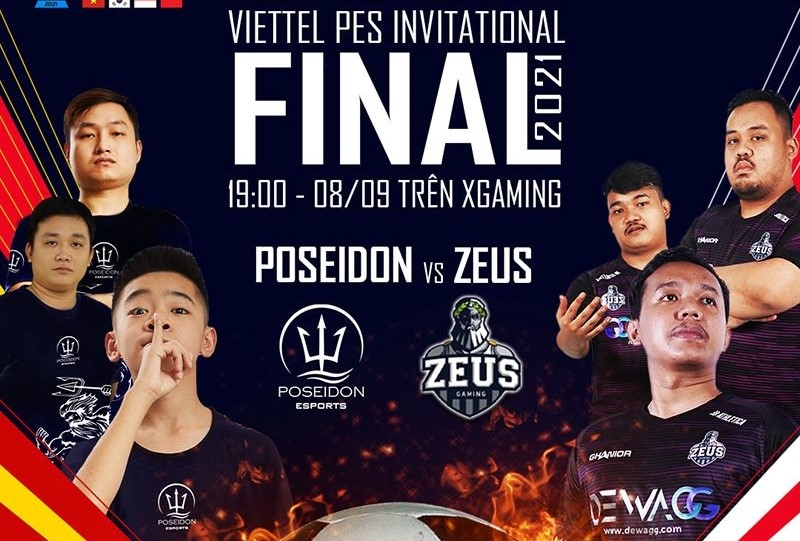 Poseidon lên ngôi vô địch giải đấu Viettel PES Invitational 2021