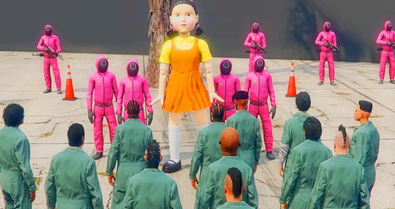 Squid Game đã có mặt trong GTA V, game thủ đua nhau chơi thử