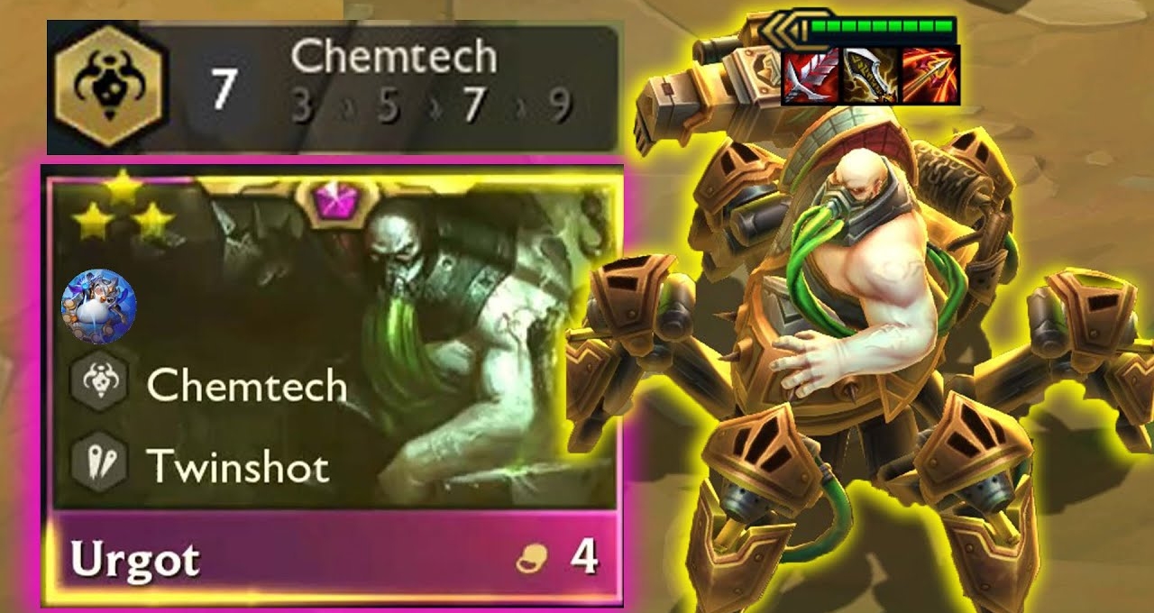 DTCL mùa 6: Cách chơi đội hình Urgot Hóa Kỹ