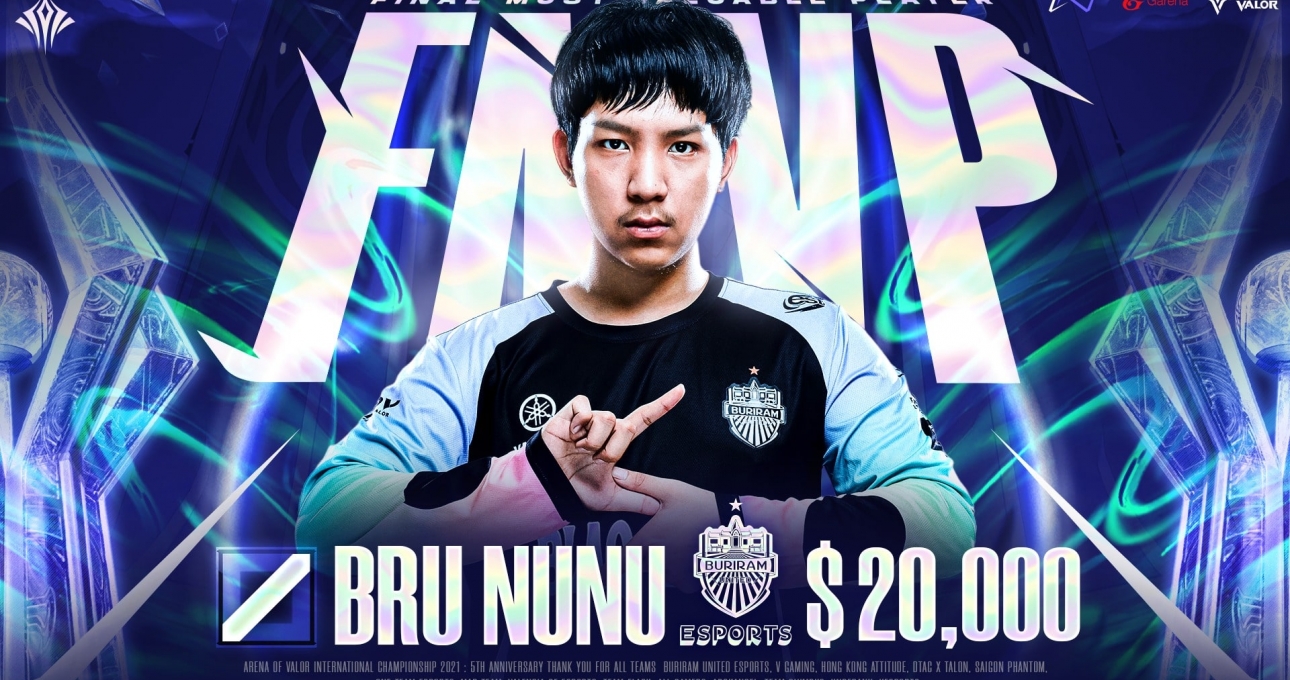 NuNu giành danh hiệu MVP tại AIC 2021 và bỏ túi 450 triệu đồng