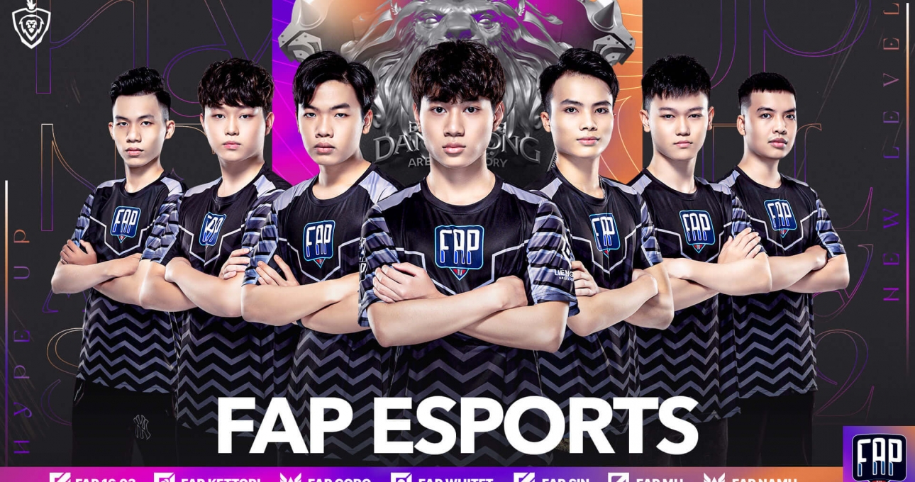 Đội hình chính thức của FAP Esports tại ĐTDV Mùa Xuân 2022