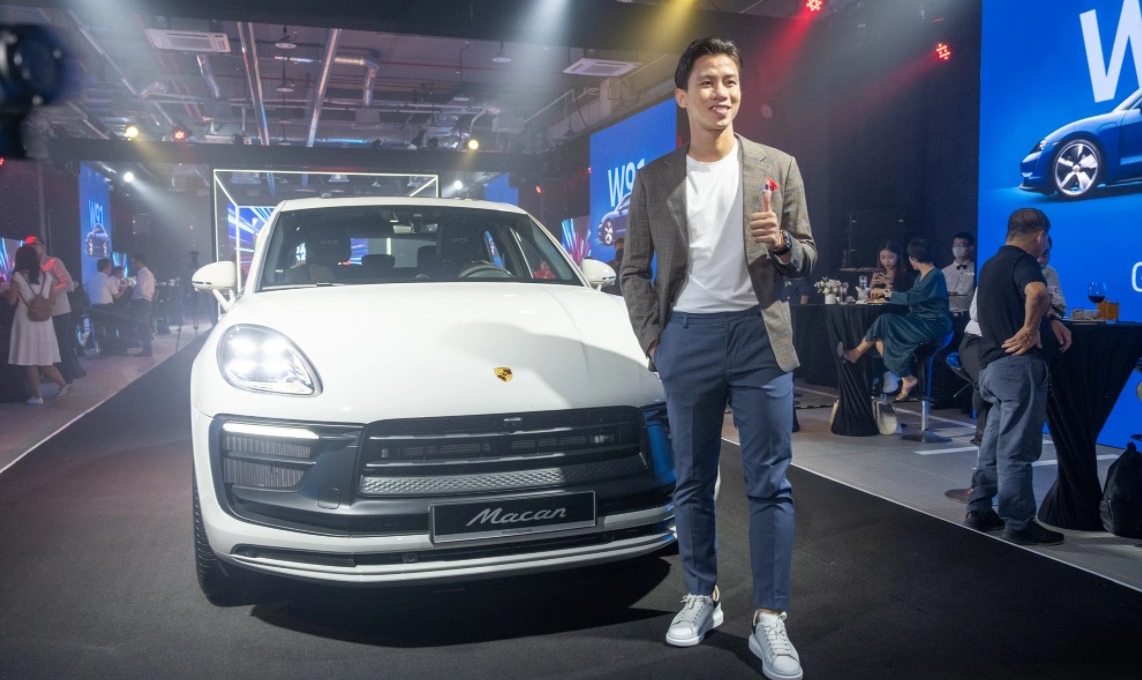 Cầu thủ Quế Ngọc Hải đã 'đặt gạch' Porsche Macan 2022 khi xe còn chưa ra mắt