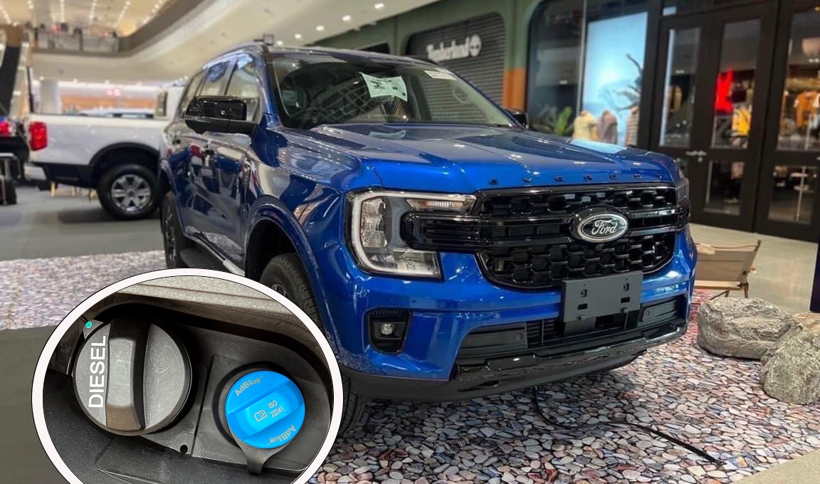 Ngoài dầu diesel, Ford Everest 2022 còn cần đổ thêm dung dịch lạ mới có thể vận hành