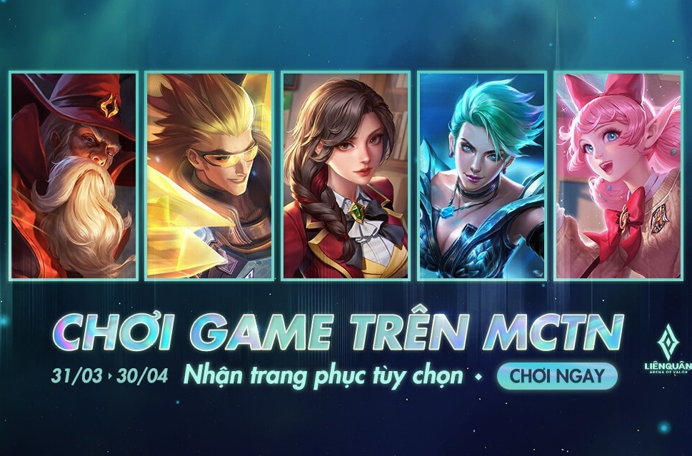 Garena tặng trang phục bậc S+ khi chơi Liên Quân trên máy chủ thử nghiệm