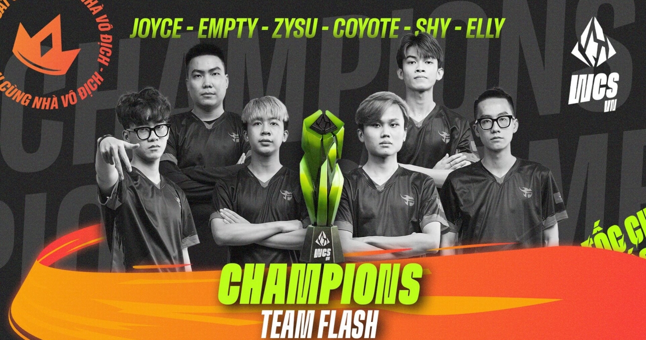 Team Flash vô địch WCS VN 2022, bỏ túi gần 700 triệu đồng tiền thưởng