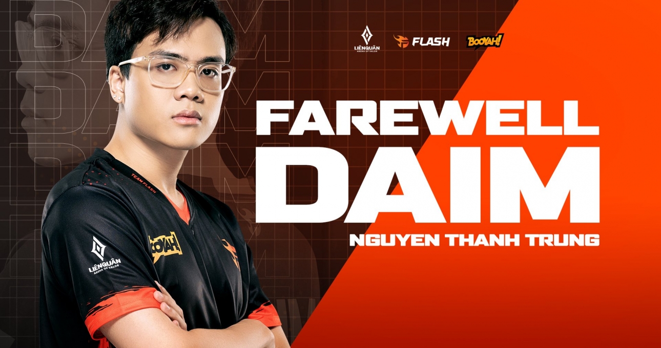 Xạ thủ Daim rời Team Flash Liên Quân Mobile