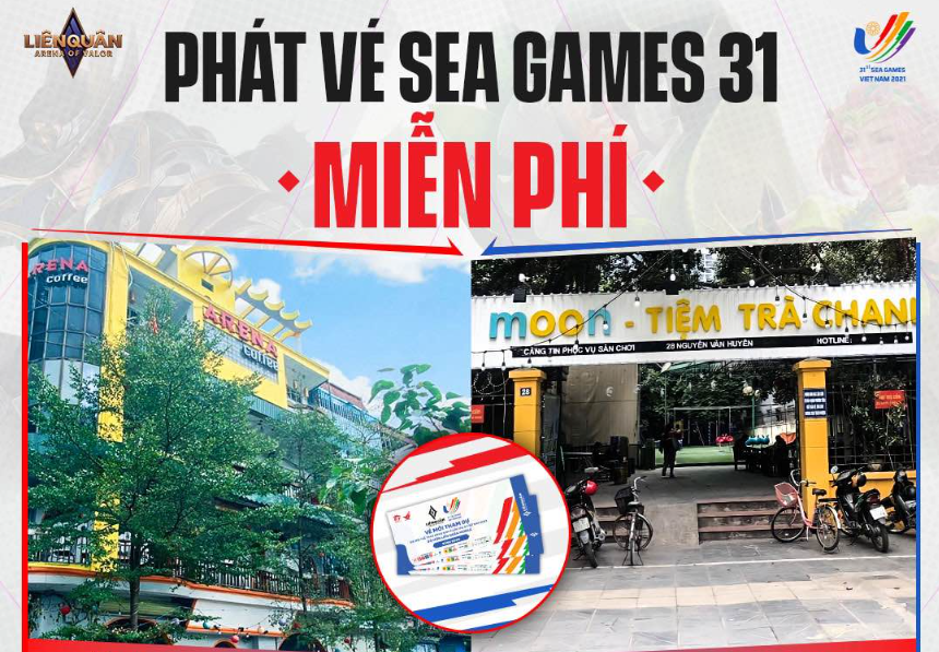 Địa điểm phát vé xem các bộ môn eSports tại SEA Games 31