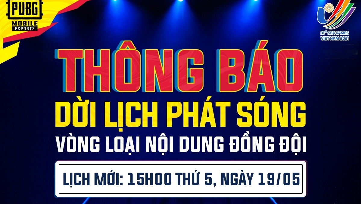 Bộ môn PUBG Mobile tại SEA Games 31 dời lịch thi đấu đột xuất khiến khán giả phẫn nộ
