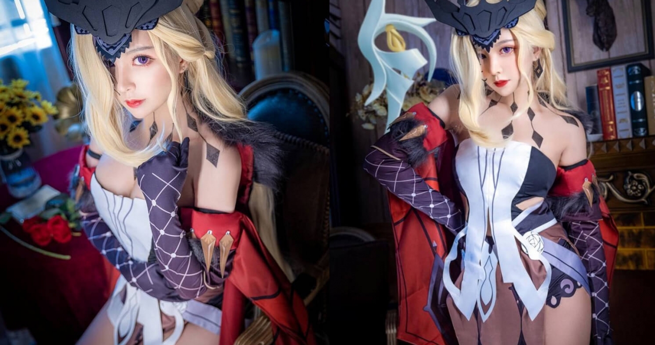 Ngắm màn cosplay Signora trong Genshin Impact