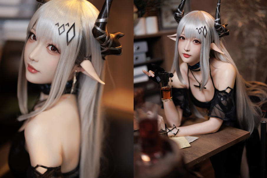Mỹ nữ cosplay nhân vật Mudrock trong tựa game Arknight