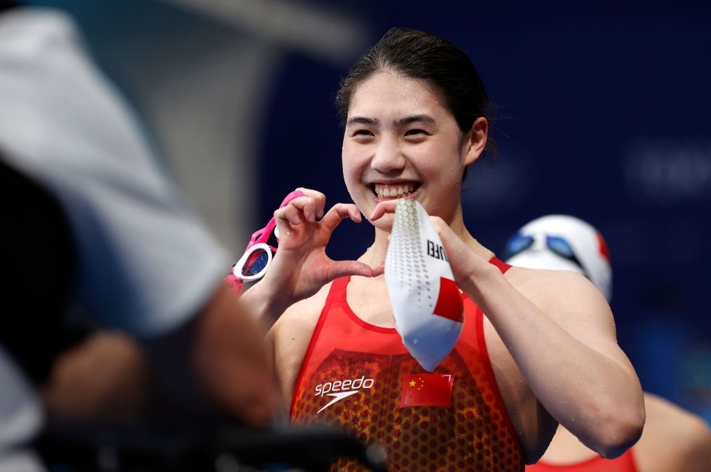 Đứng hình trước nhan sắc của 'tiểu tiên cá' Zhang Yufei vừa phá kỷ lục Olympic
