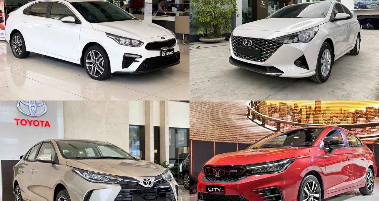 5 mẫu sedan bán chạy nhất 6 tháng đầu năm 2021: có cả xe hạng C