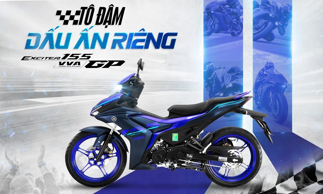 Yamaha Exciter 155 VVA GP mới ra mắt, cạnh tranh Honda Winner X