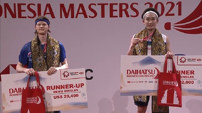 Kết quả chung kết Giải cầu lông Indonesia Masters 2021