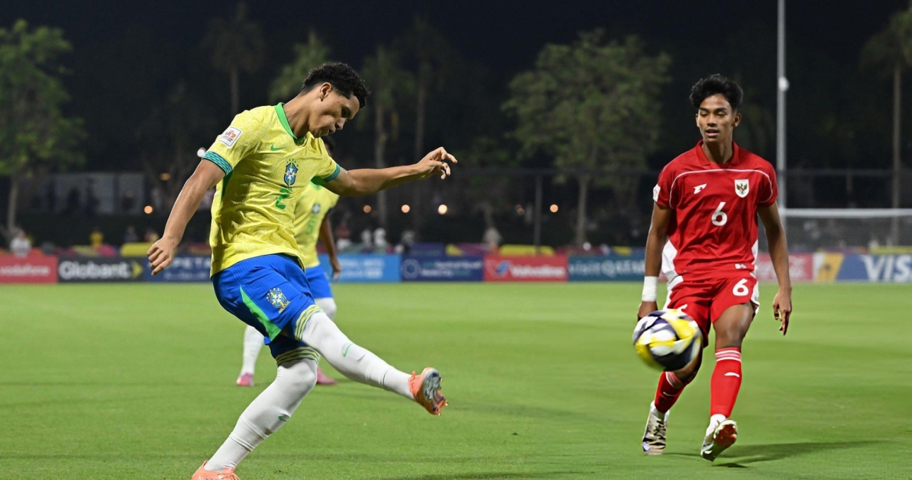 Trực tiếp U17 Brazil 3-0 U17 Indonesia: Áp đảo