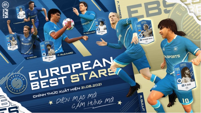 FIFA Online 4 ra mắt thẻ cầu thủ European Best Stars (EBS)