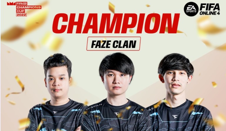 FIFA Online 4: FaZe Clan lên ngôi FIFAe Champions Cup 2022