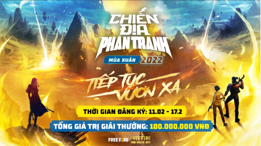 Free Fire: Chiến Địa Phân Tranh trở lại với tổng giải thưởng 100 triệu đồng
