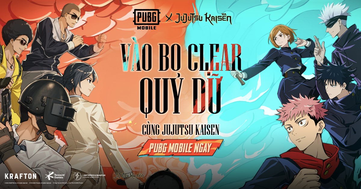 PUBG MOBILE: Các Chú thuật sư JUJUTSU KAISEN chính thức đến với đấu trường