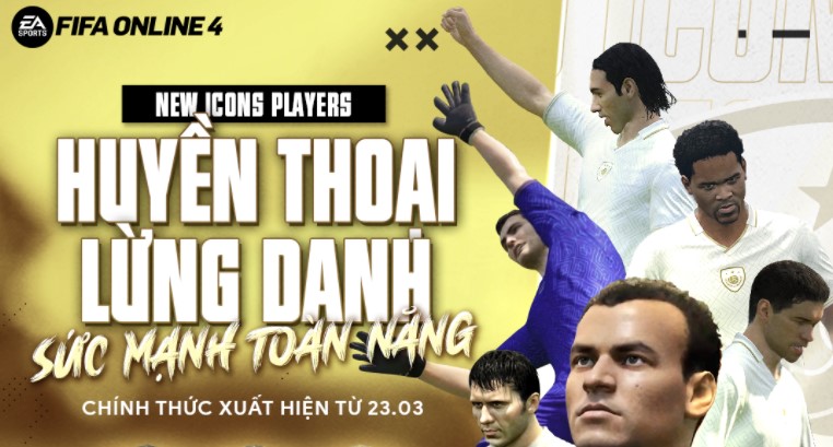 FIFA Online 4 đón chào sự góp mặt của 6 huyền thoại mới