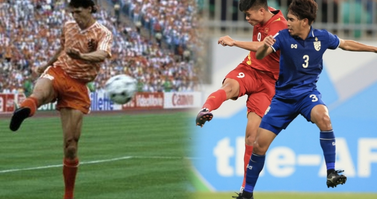 Lập siêu phẩm, Nguyễn Văn Tùng được AFC ví như huyền thoại bóng đá Hà Lan