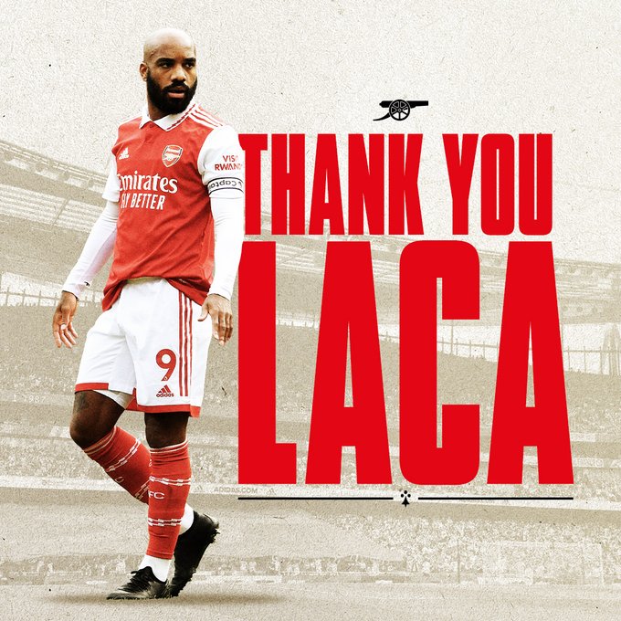 Arsenal chính thức chia tay đội trưởng Lacazette