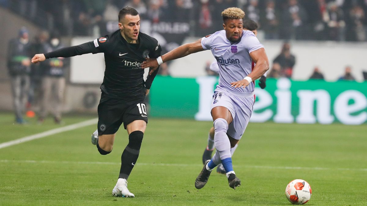 VIDEO bàn thắng Frankfurt-Barca (Tứ kết Europa League 2021/2022)