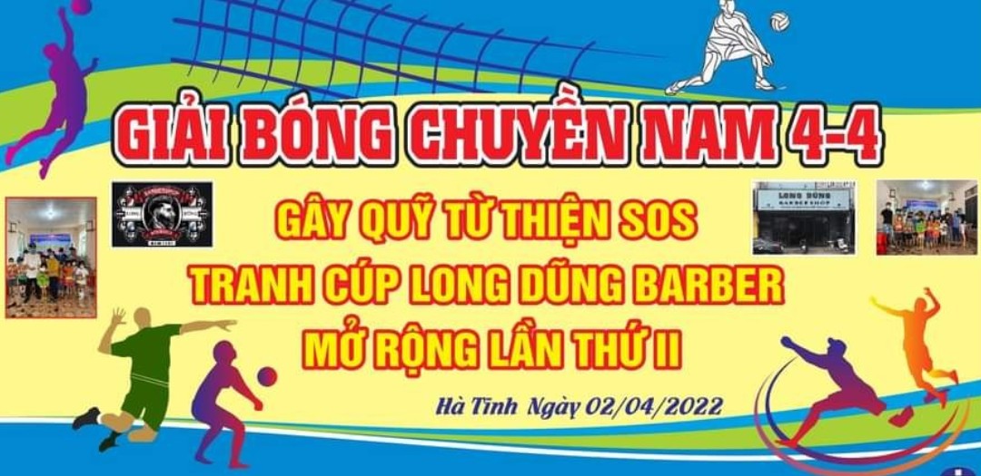 Hà Tĩnh tổ chức giải bóng chuyền phong trào gây quỹ ủng hộ trẻ em mồ côi